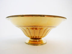 Gold over Silver A835 Bowl  WOLFERS Frères S.A. Brussels. 1942-1975 Makers Mark.