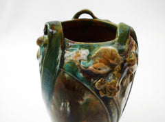 Unique Vase Zsolnay Ceramics. Form 625. Hungary ca 1900.